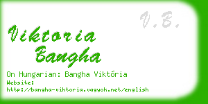 viktoria bangha business card